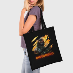 Шоппер 3D Disturbed demon fire демон в огне - фото 2