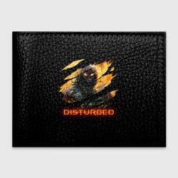 Обложка для студенческого билета Disturbed demon fire демон в огне