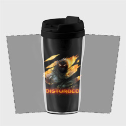 Термокружка-непроливайка Disturbed demon fire демон в огне - фото 2