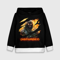 Детская толстовка 3D Disturbed demon fire демон в огне