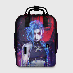 Сумка-рюкзак 3D Jinx here was Arcane league of Legends