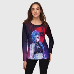 Женский лонгслив 3D Jinx here was Arcane league of Legends - фото 2