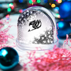 Игрушка Снежный шар Хвост феи чёрный символ fairy tail black - фото 2