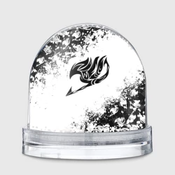 Игрушка Снежный шар Хвост феи чёрный символ fairy tail black