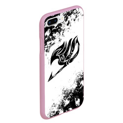 Чехол для iPhone 7Plus/8 Plus матовый Хвост феи чёрный символ fairy tail black - фото 2