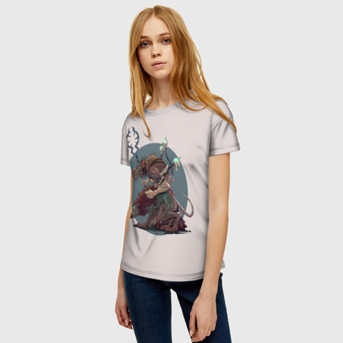 Женская футболка 3D с принтом Скавена, фото на моделе #1