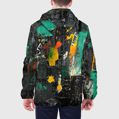 Мужская куртка 3D Пятна краски, цвет 3D печать - фото 5