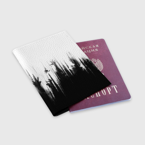 Обложка для паспорта матовая кожа Dying Light - 2, цвет черный - фото 3