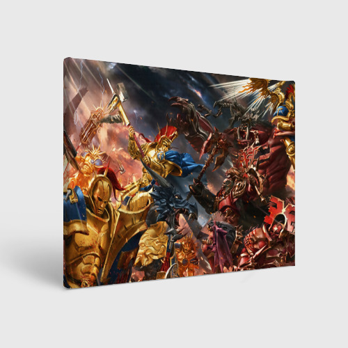 Холст прямоугольный Пекло битвы Warhammer, цвет 3D печать