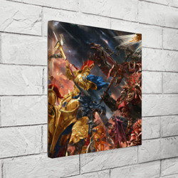 Холст квадратный Пекло битвы Warhammer - фото 2