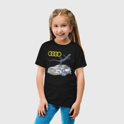 Детская футболка хлопок Audi Quattro - зачётное точило - фото 2