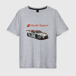Мужская футболка хлопок Oversize Audi - racing team - motorsport