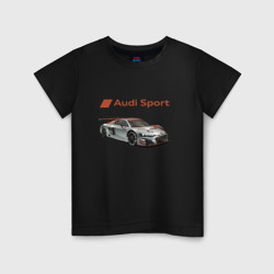 Детская футболка хлопок Audi - racing team - motorsport