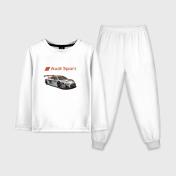 Детская пижама с лонгсливом хлопок Audi - racing team - motorsport