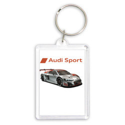 Брелок прямоугольный 35*50 Audi - racing team - motorsport