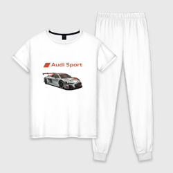 Женская пижама хлопок Audi - racing team - motorsport