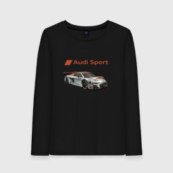 Женский лонгслив хлопок Audi - racing team - motorsport