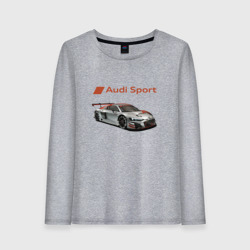 Женский лонгслив хлопок Audi - racing team - motorsport