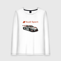 Женский лонгслив хлопок Audi - racing team - motorsport