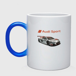Кружка хамелеон Audi - racing team - motorsport