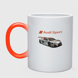 Кружка хамелеон Audi - racing team - motorsport