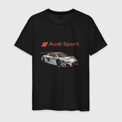 Мужская футболка хлопок Audi - racing team - motorsport