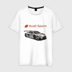 Мужская футболка хлопок Audi - racing team - motorsport