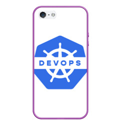 Чехол для iPhone 5/5S матовый Kubernetes devops - для программистов и разработчиков