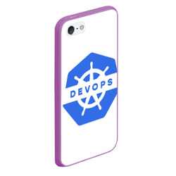 Чехол для iPhone 5/5S матовый Kubernetes devops - для программистов и разработчиков - фото 2