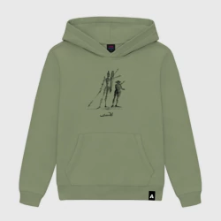 Женская толстовка хлопок Дон Кихот набросок Сальвадора Дали