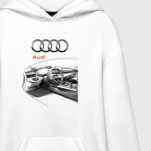 Худи SuperOversize хлопок Audi salon concept - фото 3