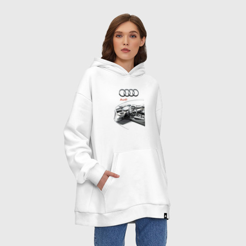 Худи SuperOversize хлопок Audi salon concept - фото 4