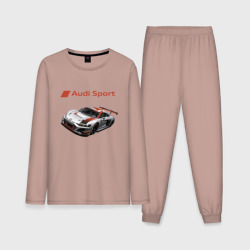 Мужская пижама с лонгсливом хлопок Ауди - автоспорт гоночная команда