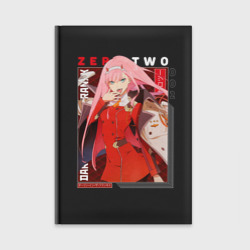 Ежедневник Zero Two с надписями, Darling in the Franxx Милый во Франксе