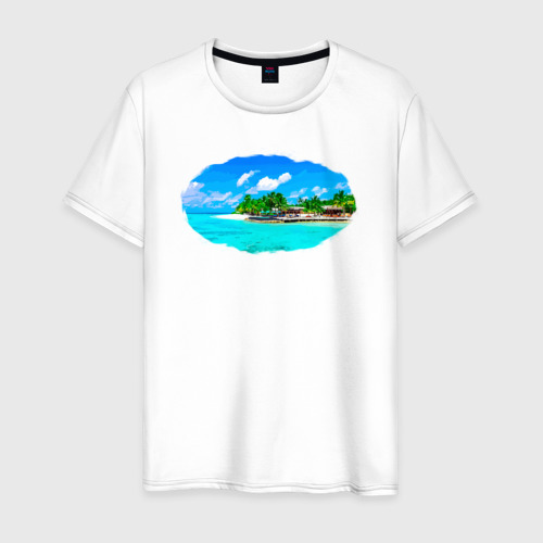 Мужская футболка хлопок Пляж Bounty Фото 01