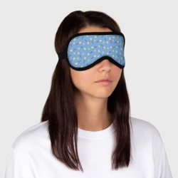 Маска для сна 3D Большой теннис паттерн - фото 2
