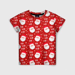 Детская футболка 3D Санта Клаус новый год