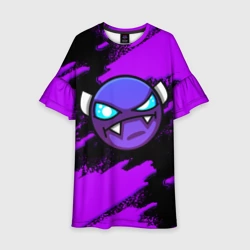 Детское платье 3D Geometry Dash game - Геометри Дэш