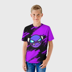 Детская футболка 3D Geometry Dash game - Геометри Дэш - фото 2