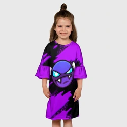 Детское платье 3D Geometry Dash game - Геометри Дэш - фото 2