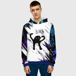 Мужская толстовка 3D Новогодний ЪУЪ съука - фото 2