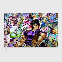 Флаг 3D JoJo's Bizarre Adventure Джонатан Джостар