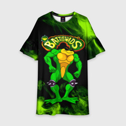 Детское платье 3D Battletoads Rash