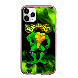 Чехол для iPhone 11 Pro Max матовый Battletoads Rash