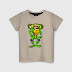 Battletoads Боевые жабы Рэш – Детская футболка хлопок с принтом купить со скидкой в -20%