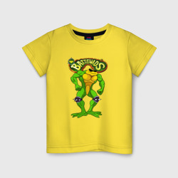 Детская футболка хлопок Battletoads Боевые жабы Рэш