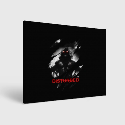 Холст прямоугольный Disturbed the Guy лицо демона