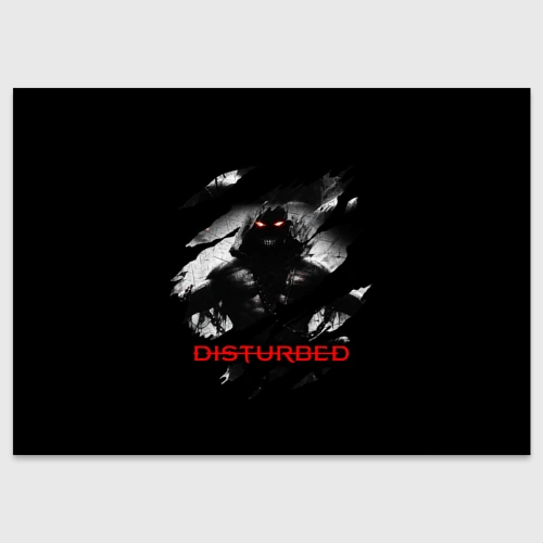 Поздравительная открытка Disturbed the Guy лицо демона