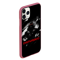 Чехол для iPhone 11 Pro Max матовый Disturbed the Guy лицо демона - фото 2