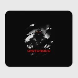Прямоугольный коврик для мышки Disturbed the Guy лицо демона